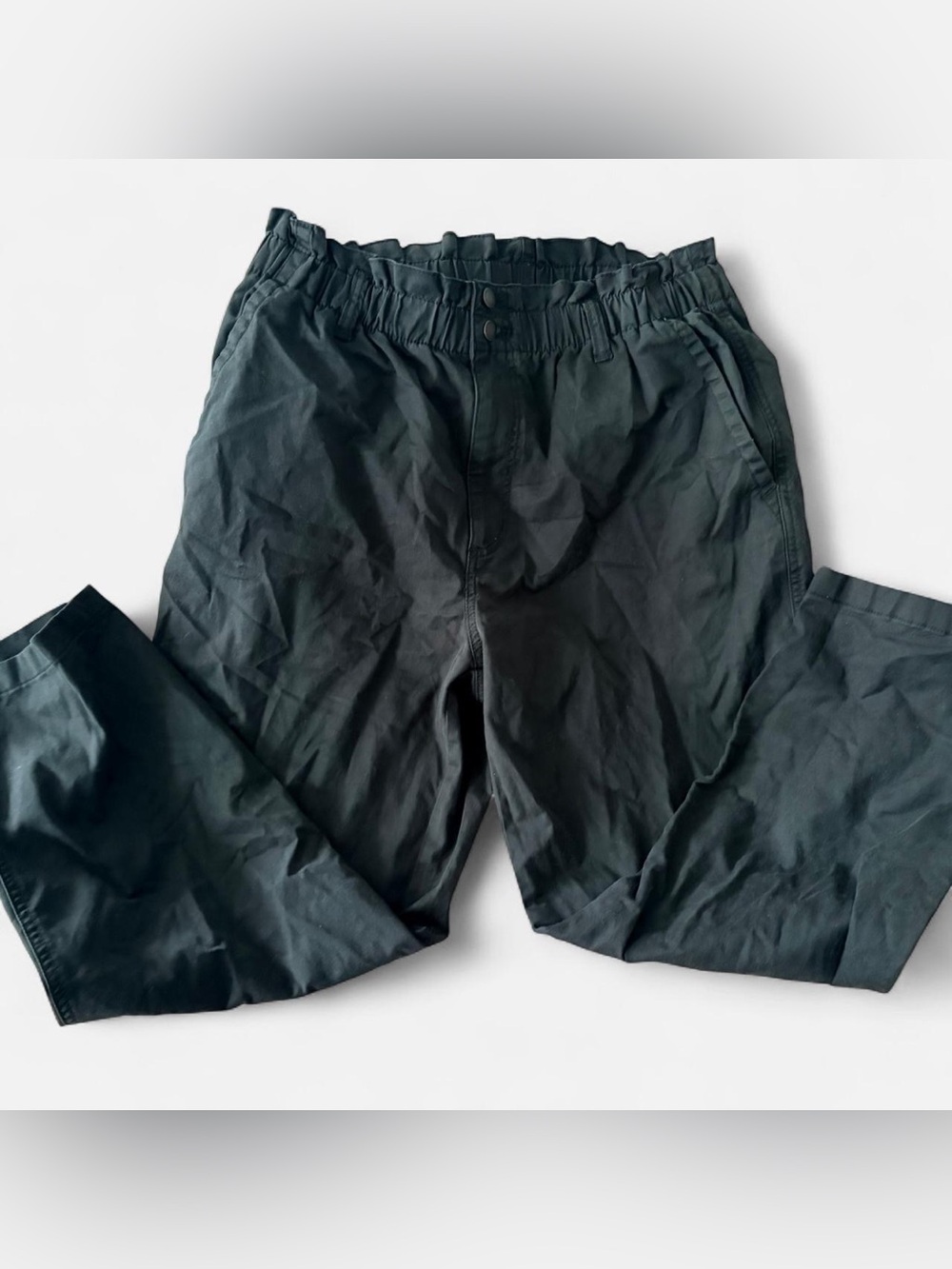 Universal Thread Black Relaxed Paperbag Waist Pants